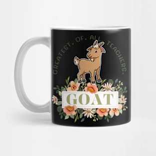 Goat Teacher Greatest Of All Teachers Mug